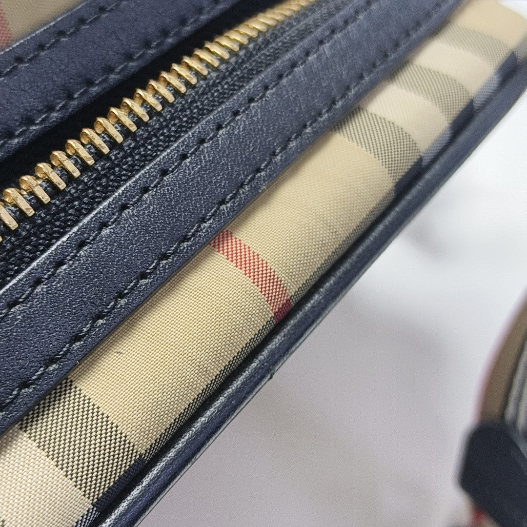 Nylon Shoulder Bag Beige