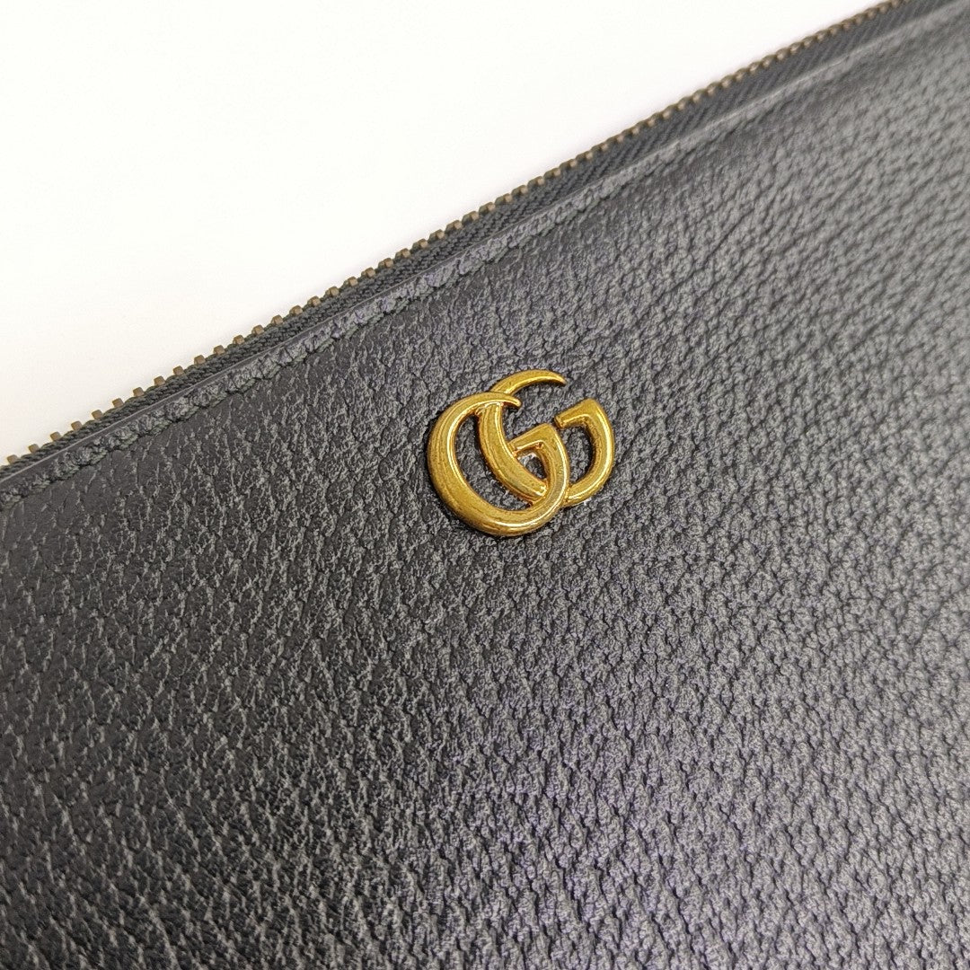 GG Marmont Large Calfskin Black