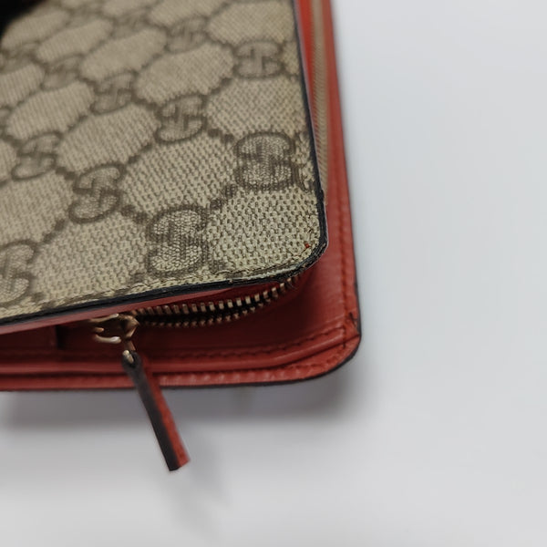 Monogram Coated Canvas Wallet Beige