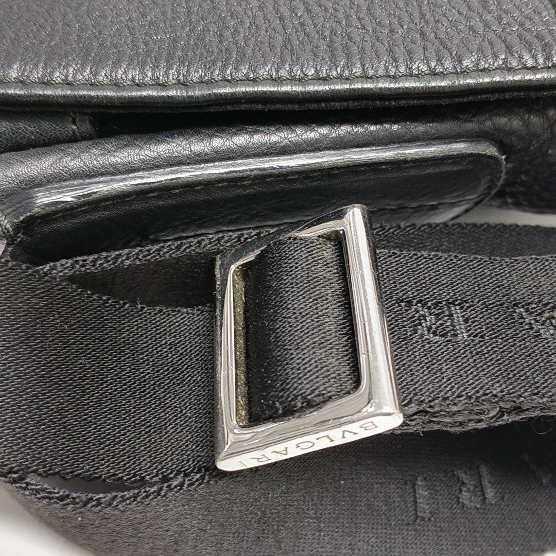 Calfskin Shoulder Bag Black