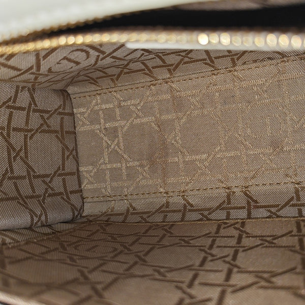 Lady Dior Small Cannage Lambskin White