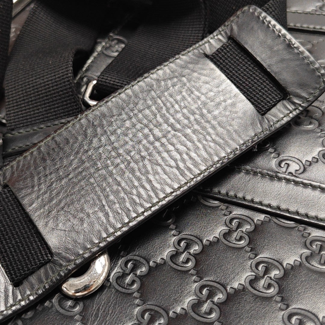 Signature Monogram Calfskin Black