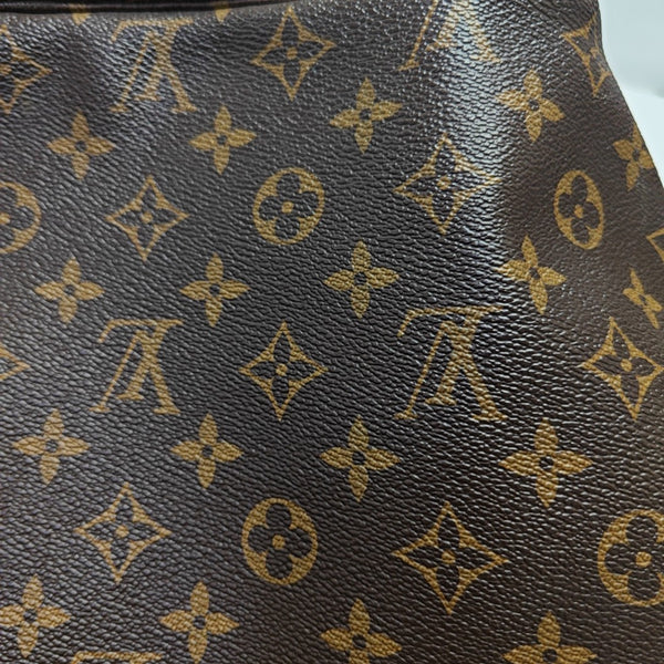 NEVERFULL MM Monogram Coated Canvas Brown