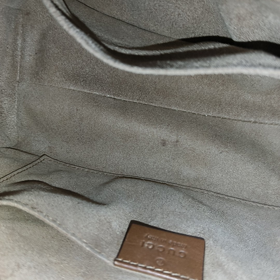 Padlock Small Monogram Coated Canvas Beige