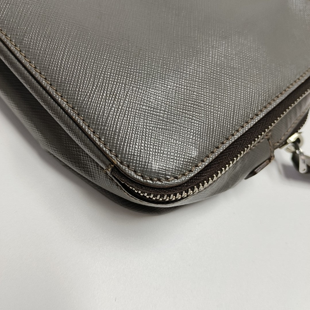 Calfskin Clutch Gray