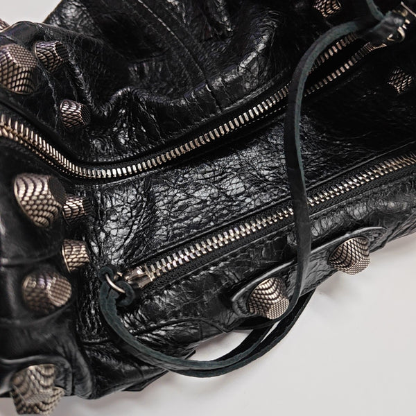 Lambskin Shoulder Bag Black