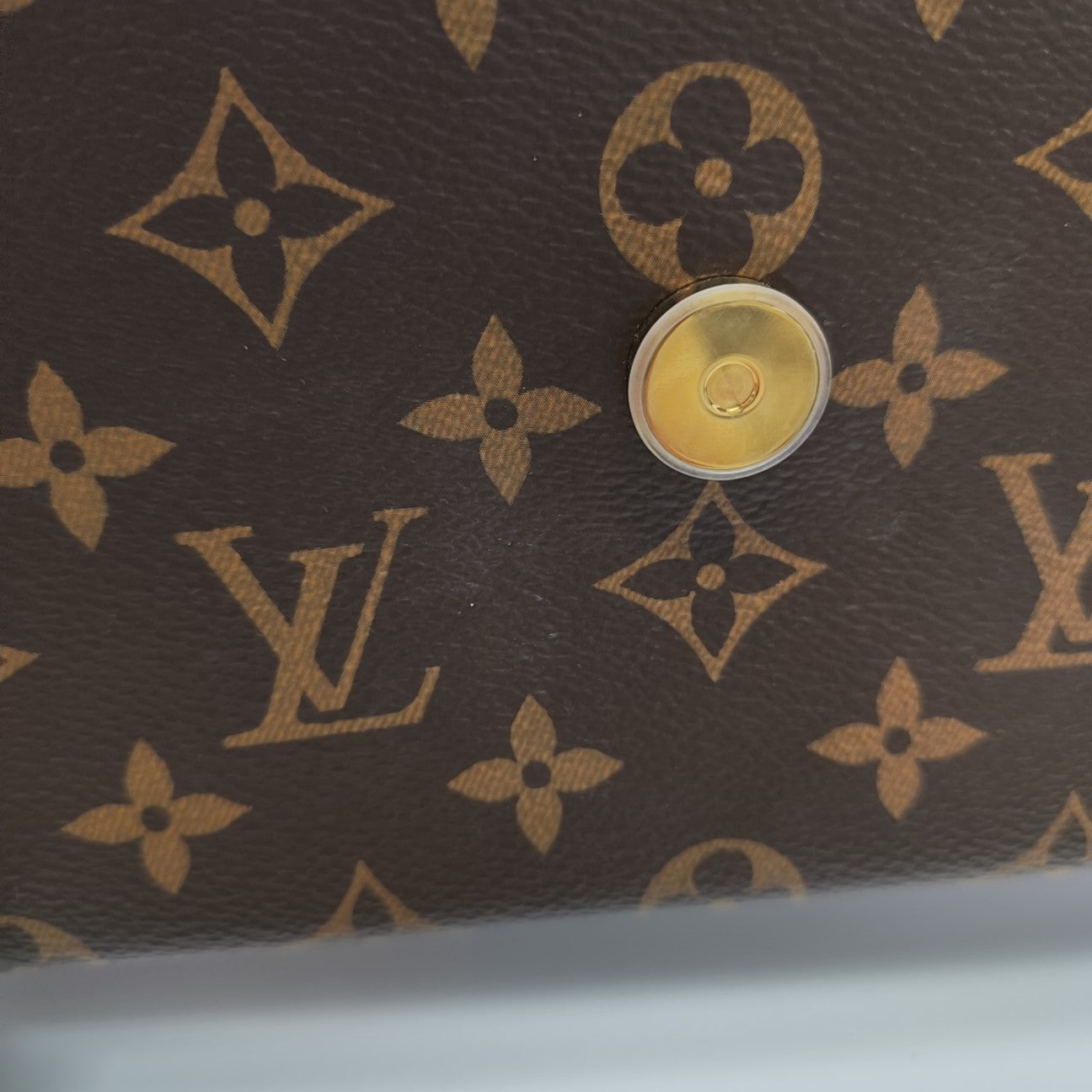 LOCKY BB Monogram Coated Canvas Brown