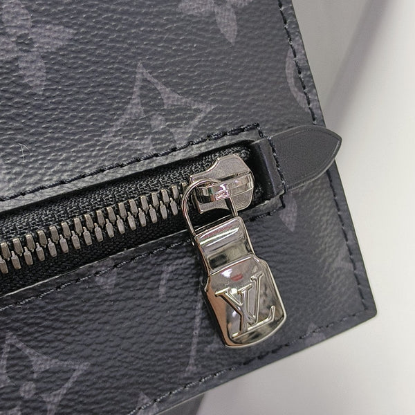 ALL-IN Monogram Coated Canvas Black