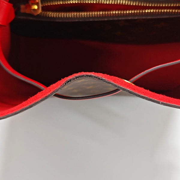 NÉONOÉ MM Monogram Coated Canvas Brown