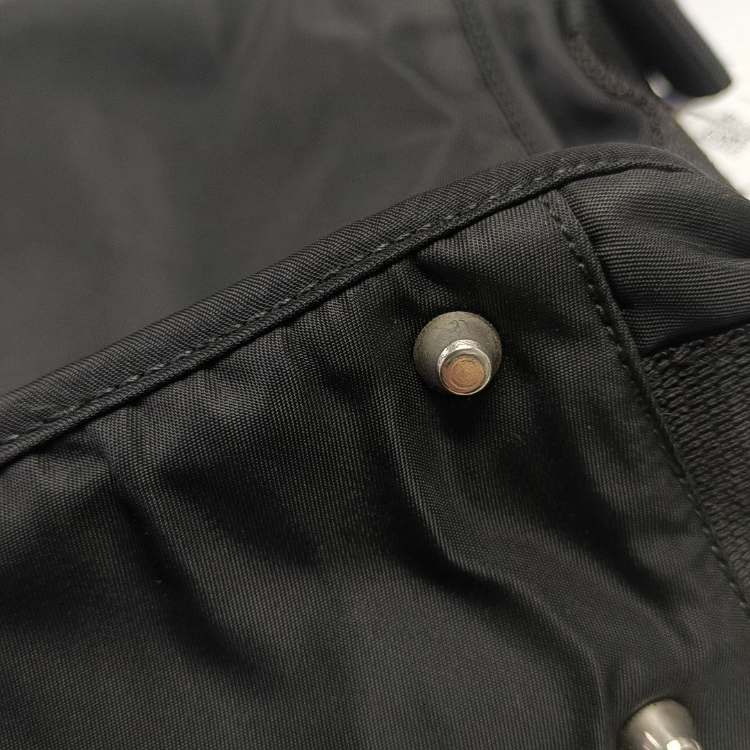 Nylon Shoulder Bag Black