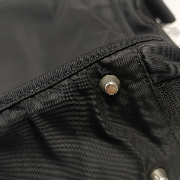 Nylon Shoulder Bag Black