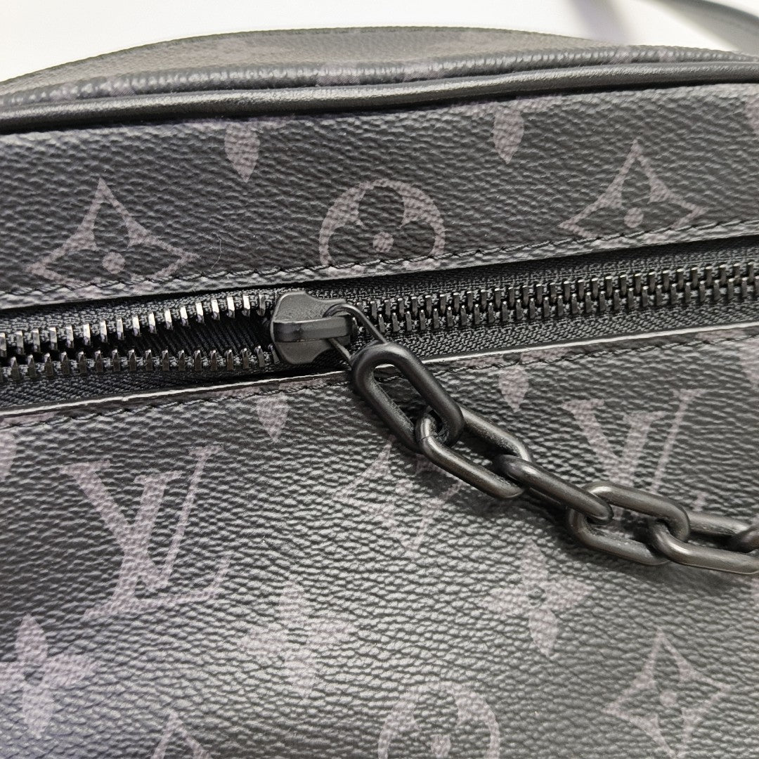 SOFT TRUNK Mini Monogram Coated Canvas Black