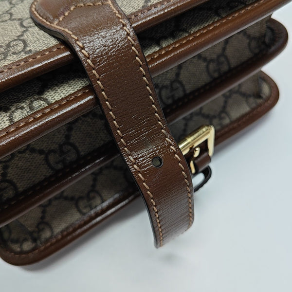 Retro Mini Monogram Coated Canvas Beige