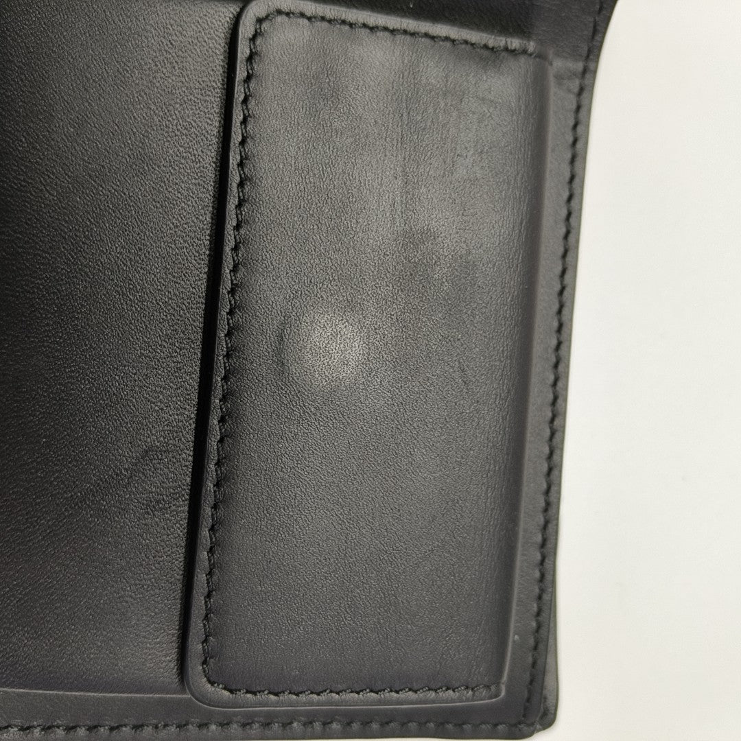 Puzzle Calfskin Black Wallet