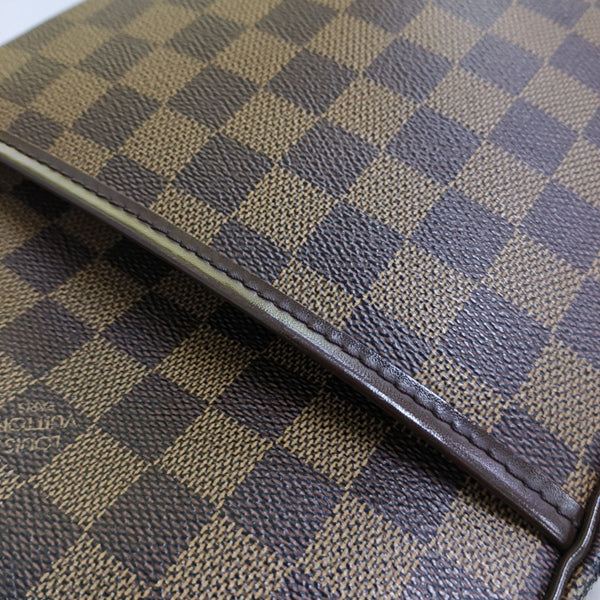 IPANEMA PM Damier Ebene Coated Canvas Brown