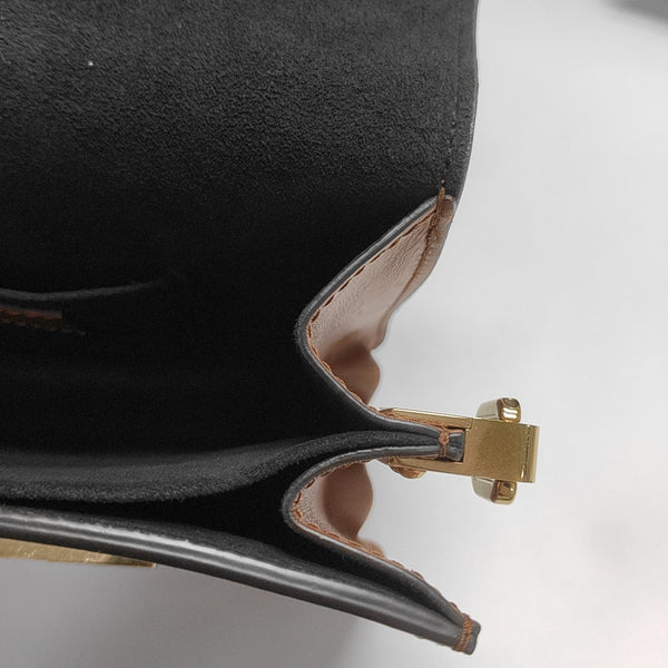 DAUPHINE Mini Monogram Coated Canvas Brown