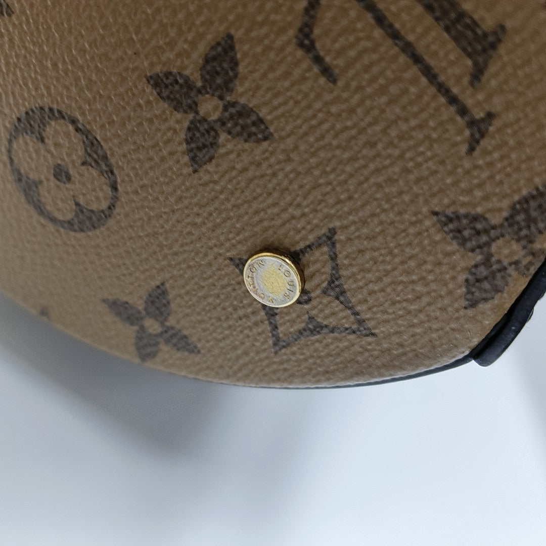 CANNES PM Monogram Coated Canvas Brown