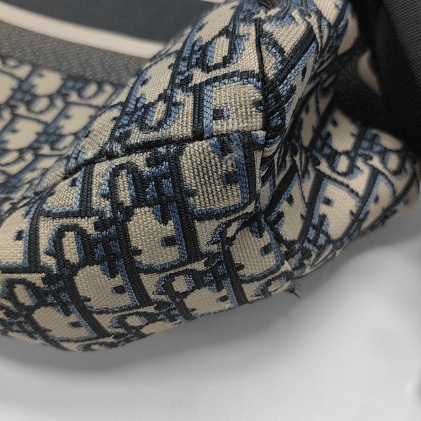 Diortravel Oblique Canvas Blue