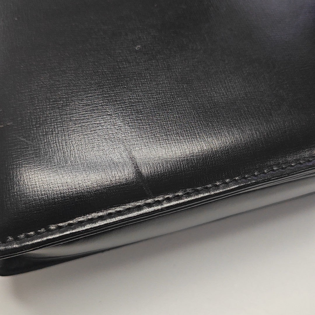 Leather Shoulder Bag Black