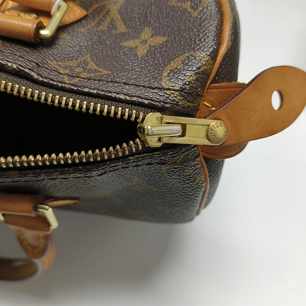 SPEEDY 25 Lona Monogram Revestida Marrón