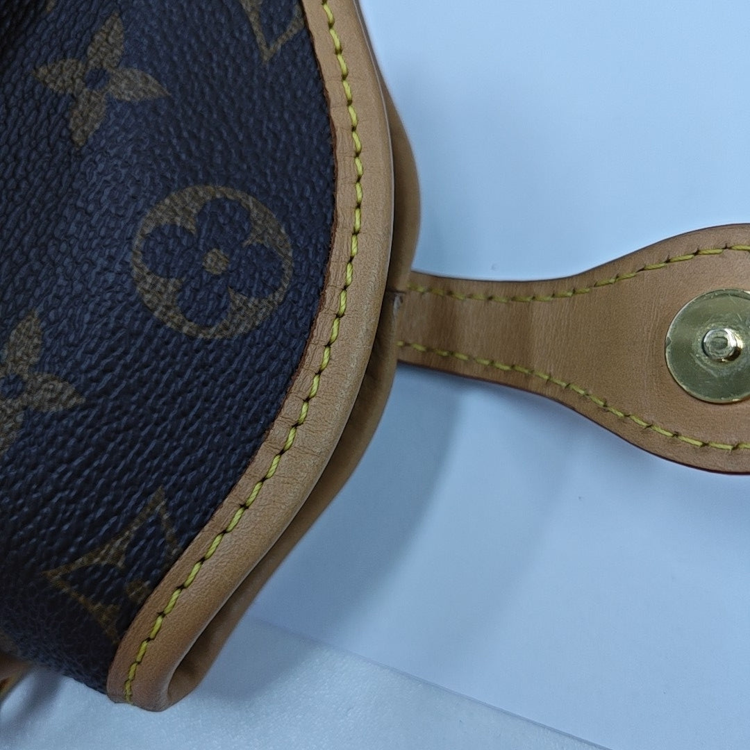 FOLD ME Monogram Coated Canvas Brown