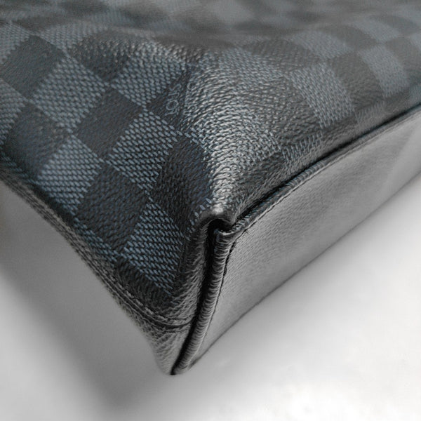 PORTE-DOCUMENTS Damier Coated Canvas Blue