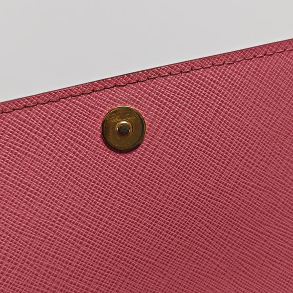 Saffiano Calfskin Shoulder Bag Pink