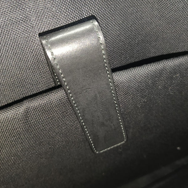 Monogram Coated Canvas Top Handle Bag Black
