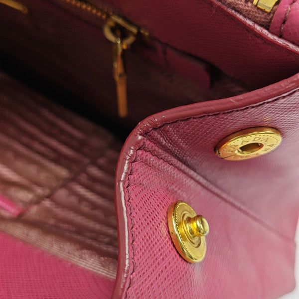 Galleria Medium Saffiano Calfskin Red