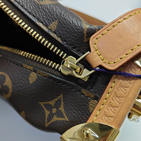 SIDE TRUNK MM Monogram Coated Canvas Brown