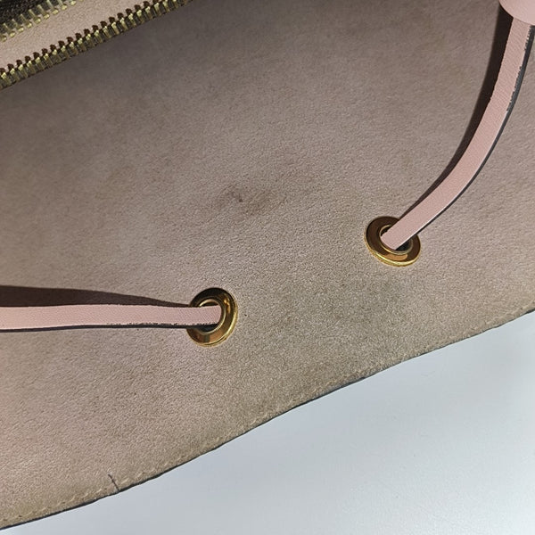 NÉONOÉ MM Monogram Coated Canvas Brown