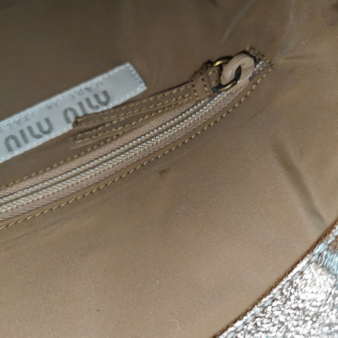 Special Material Top Handle Bag Pink