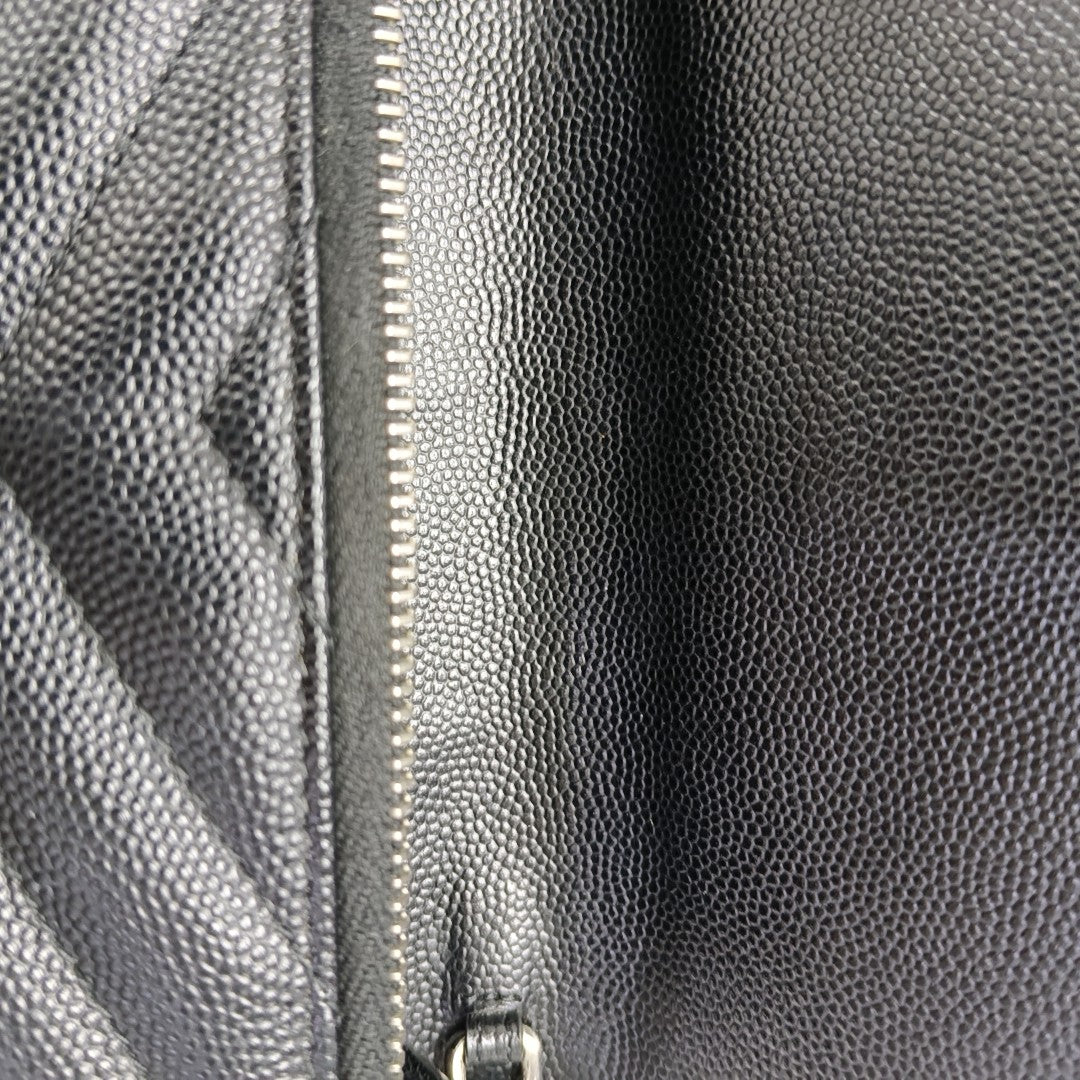 MONOGRAM WOC Chevron Calfskin Black
