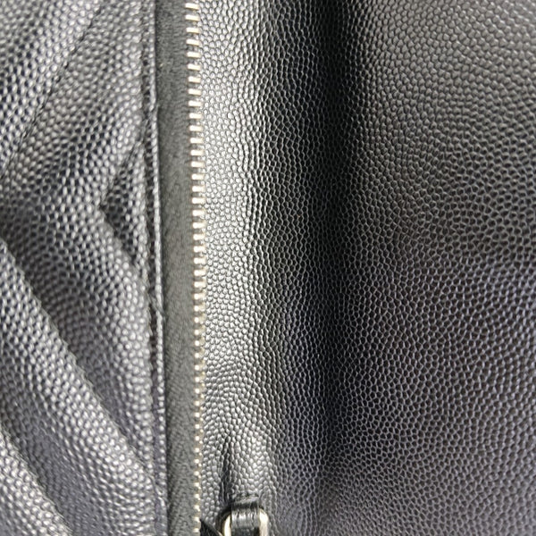 MONOGRAM WOC Chevron Calfskin Black