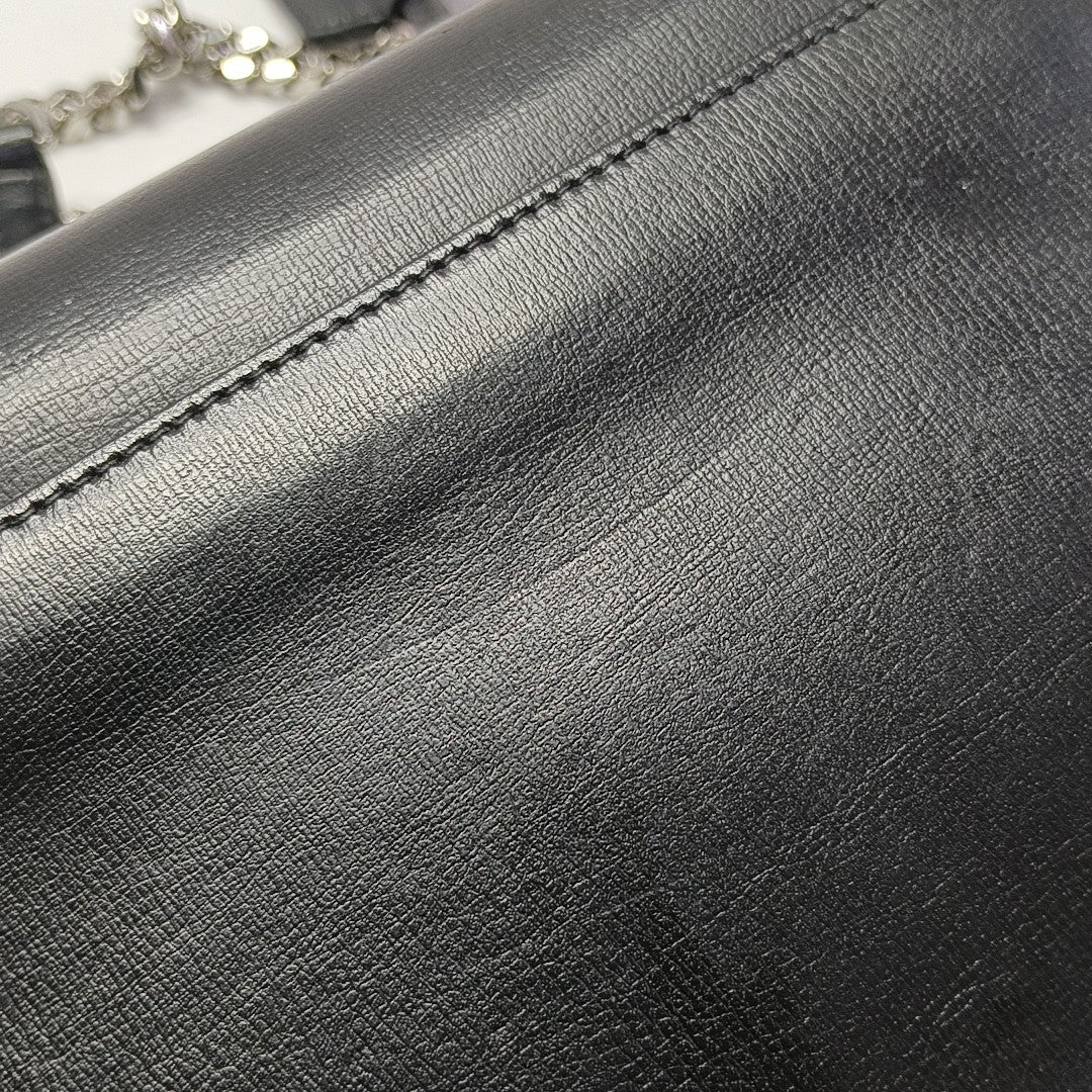 SUNSET Medium Calfskin Black