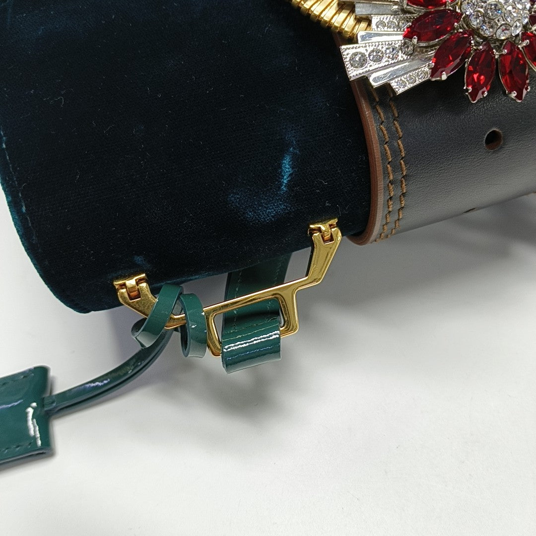 Miu Lady Velvet Green