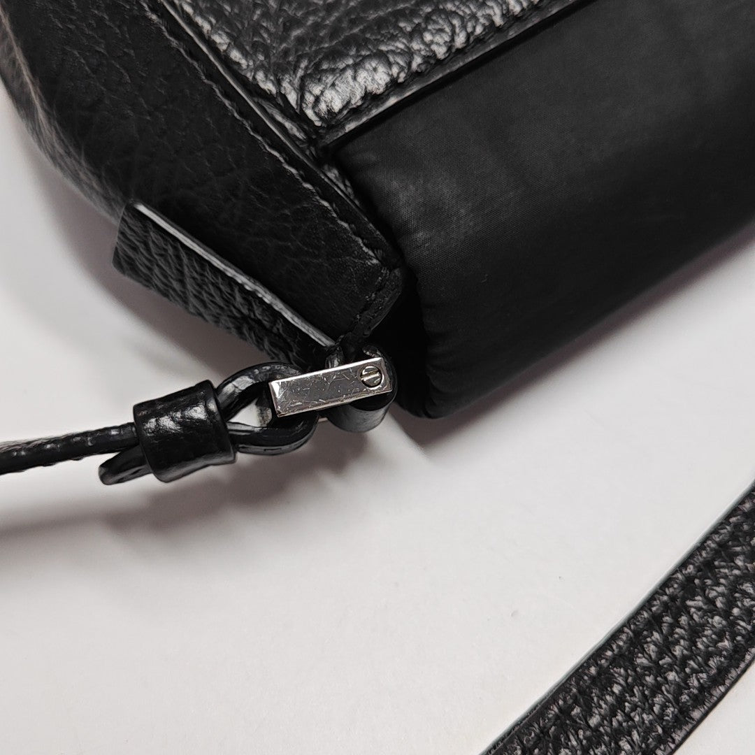 Nylon Shoulder Bag Black