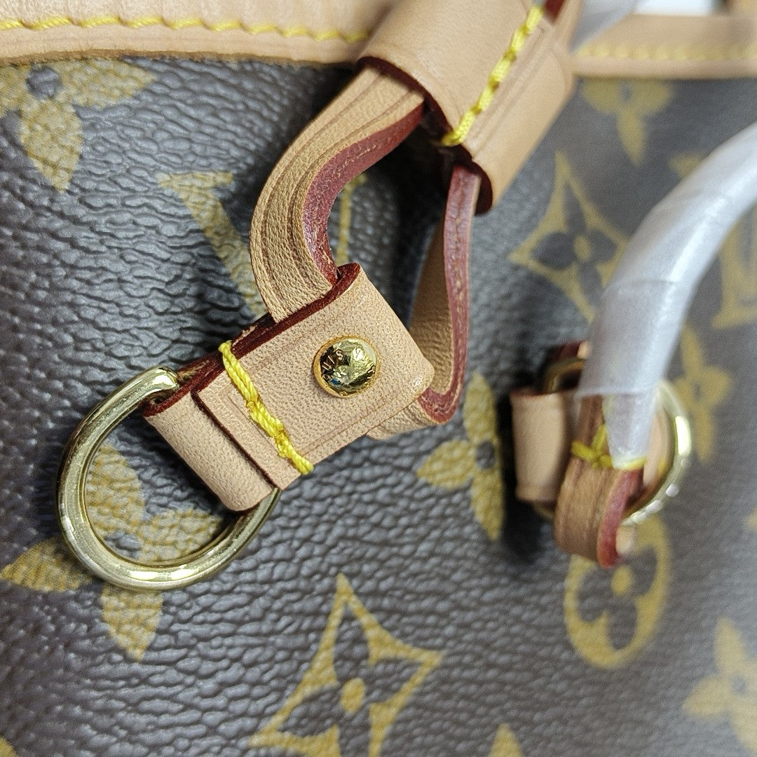 NEVERFULL INSIDE OUT MM Monogram Fabric Red