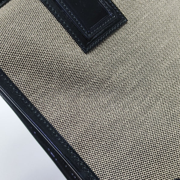 Canvas Top Handle Bag Brown