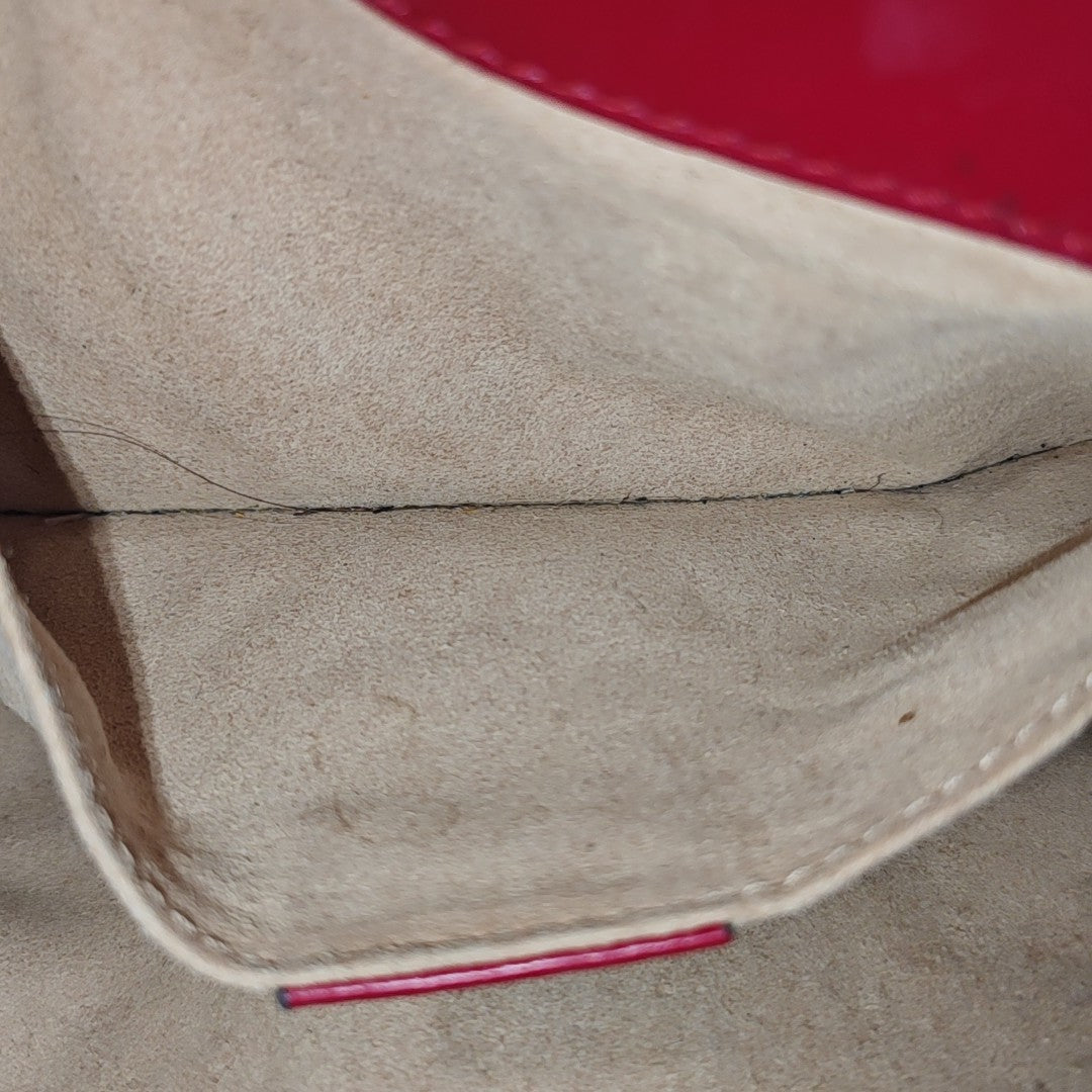 GG Marmont Small Quilted Calfskin Red