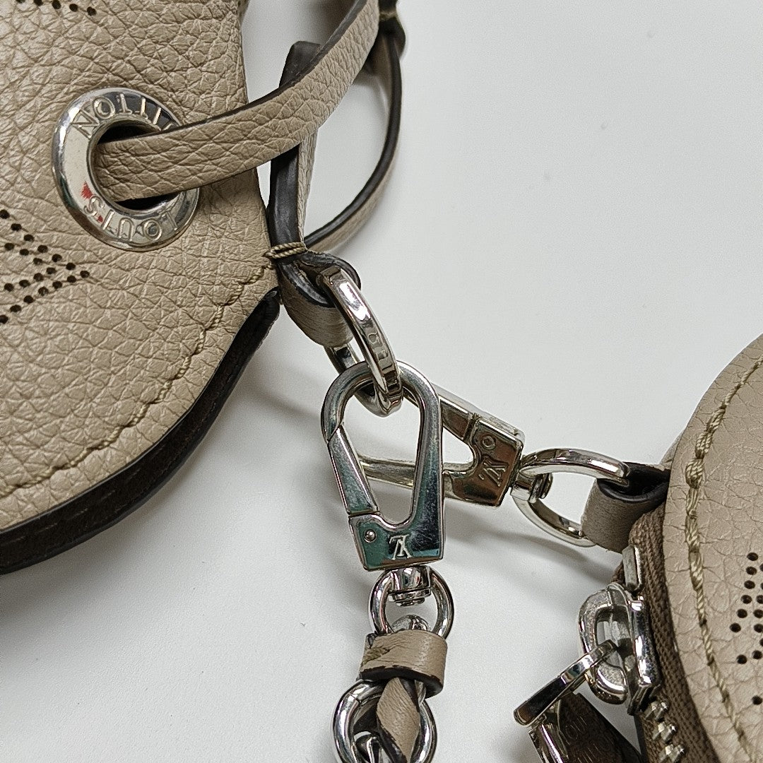 BELLA Monogram Calfskin Gray