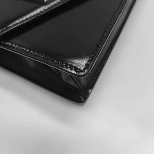 Calfskin Shoulder Bag Black