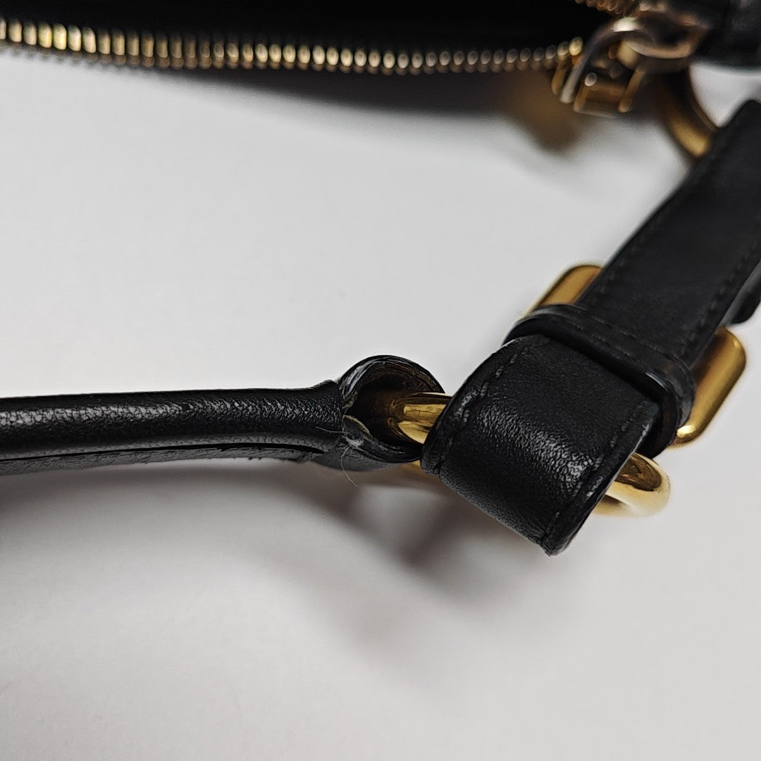 Nylon Shoulder Bag Black