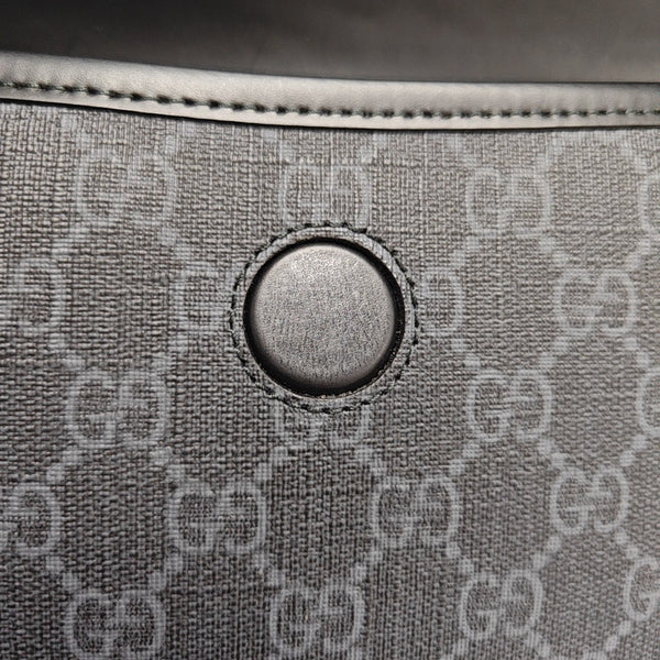 Neo Vintage Monogram Coated Canvas Black