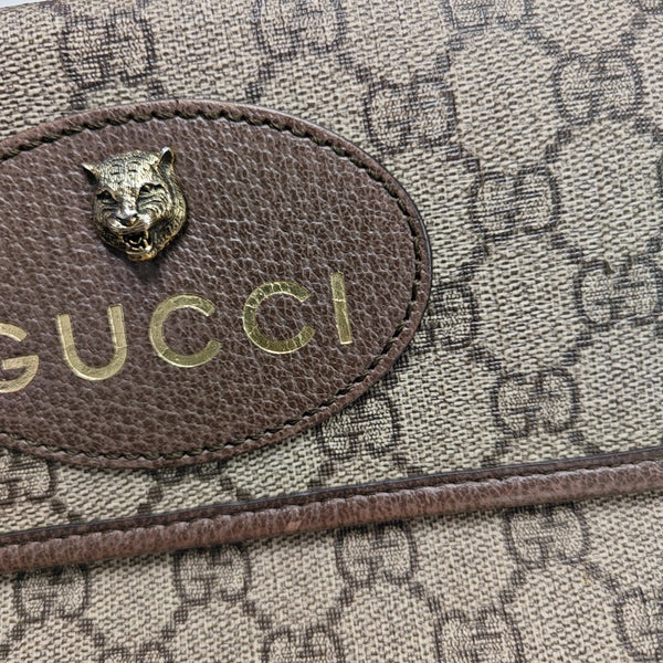 Neo Vintage Small Monogram Coated Canvas Beige
