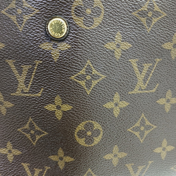 MONTAIGNE BB Monogram Coated Canvas Brown