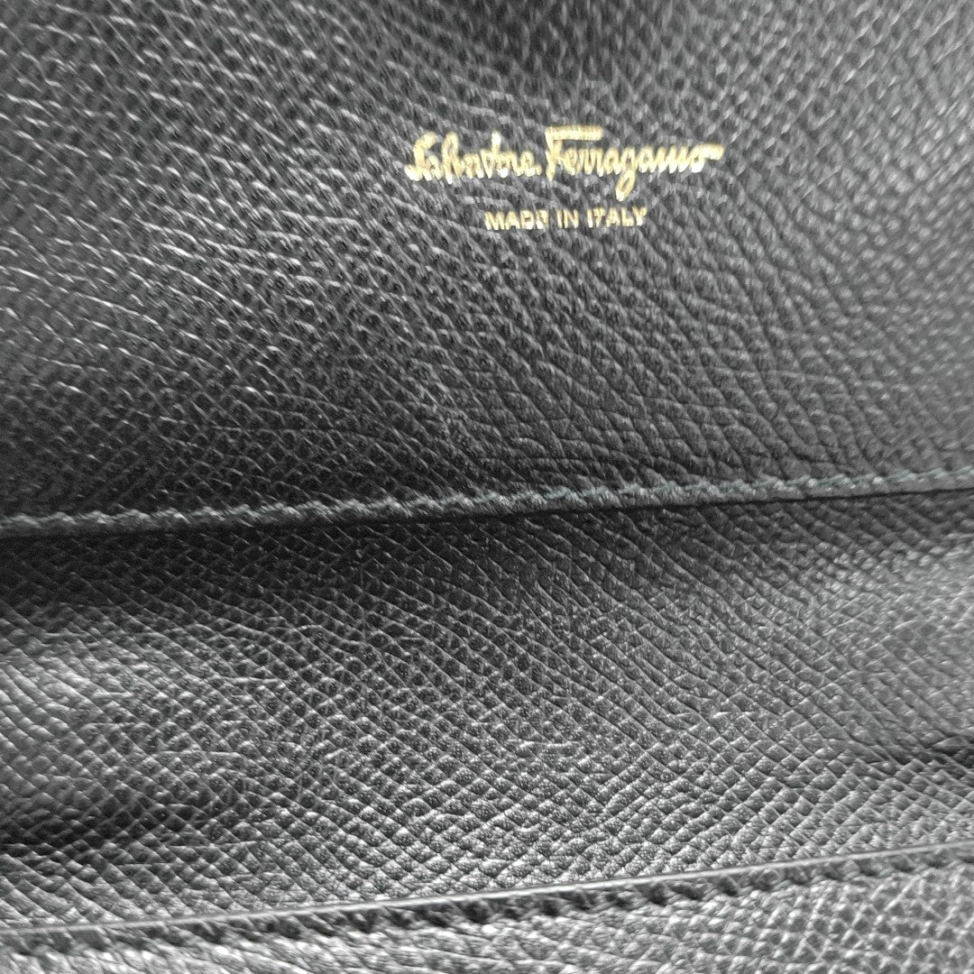 Calfskin Shoulder Bag Black