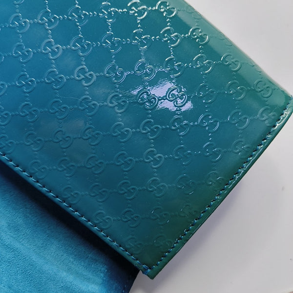 Monogram Patent Leather Blue