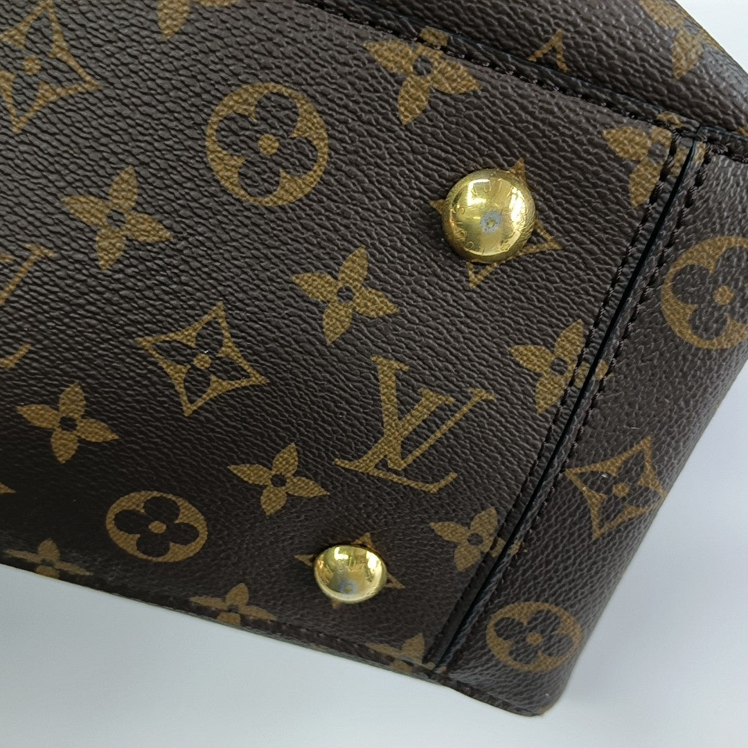 FLOWER Monogram Coated Canvas Brown