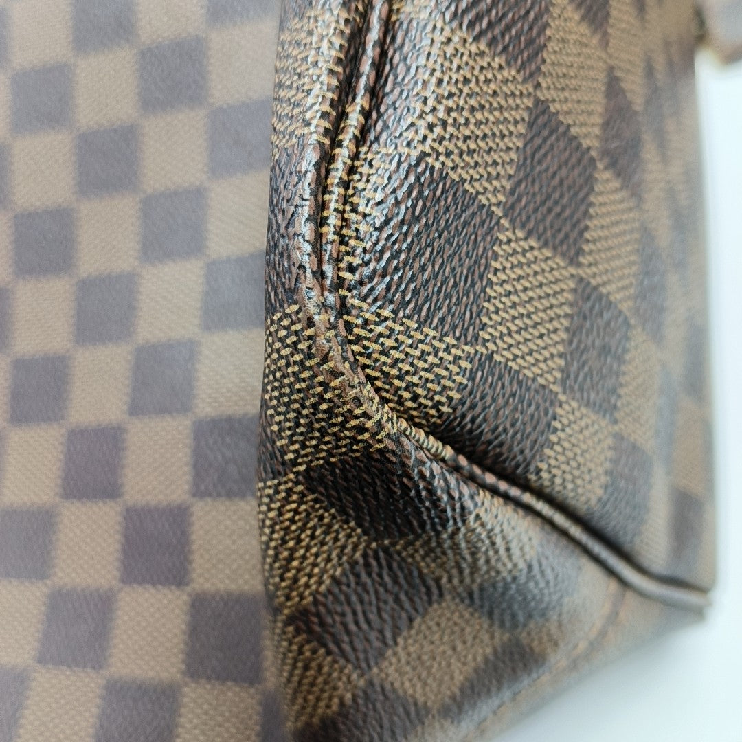 NEVERFULL MM Damier Ebene Coated Canvas Brown